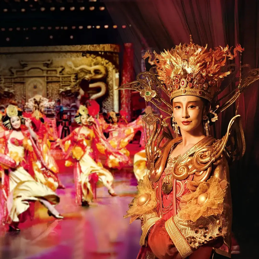 Large-scale dance performance scene of 'Song Cheng Eternal Love'