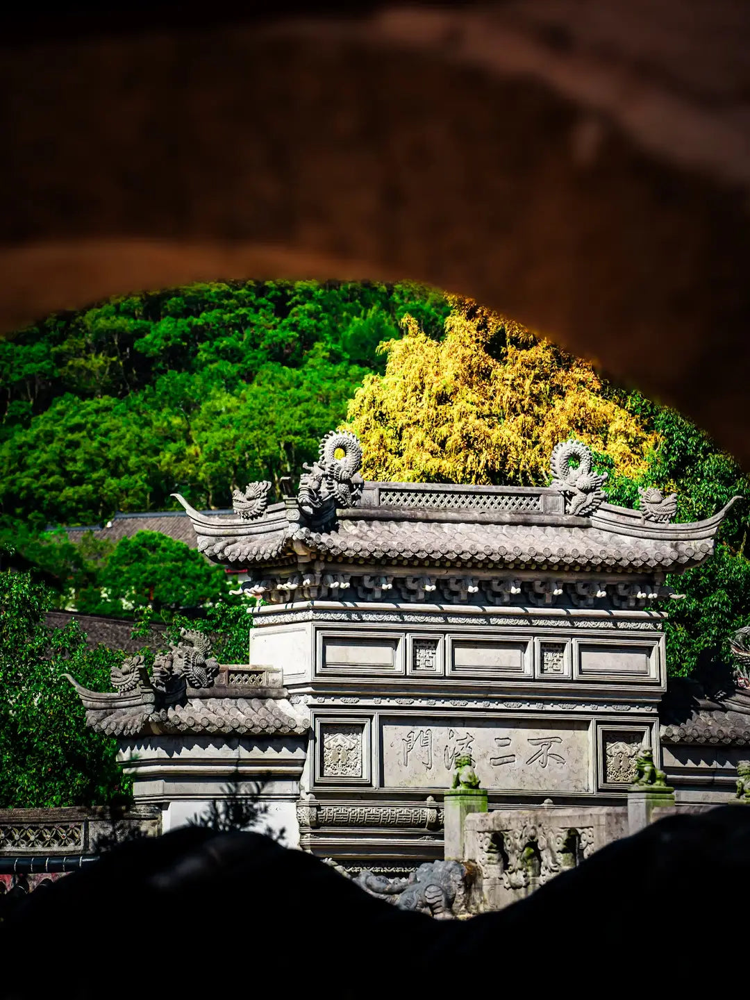 Putuoshan Buddhist temple architecture