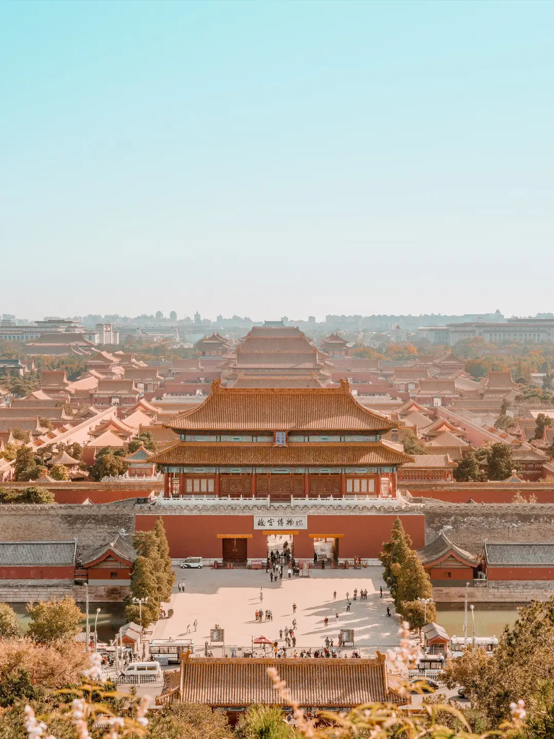 Beijing Forbidden City complex panorama