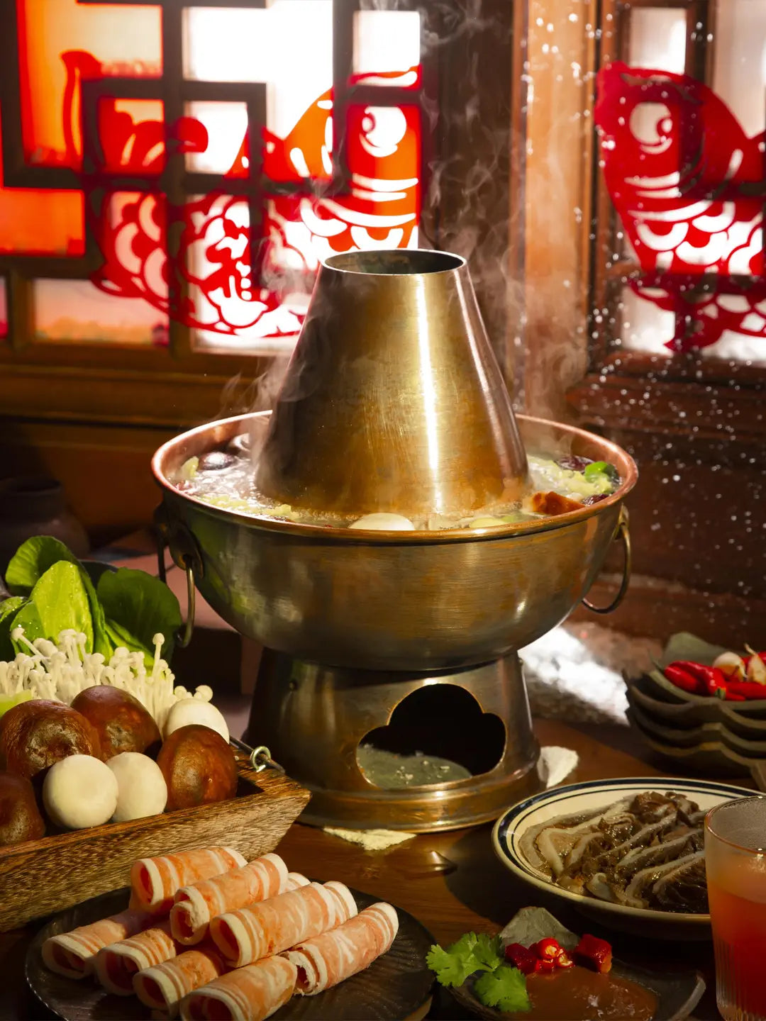 Beijing hotpot feast local cuisine