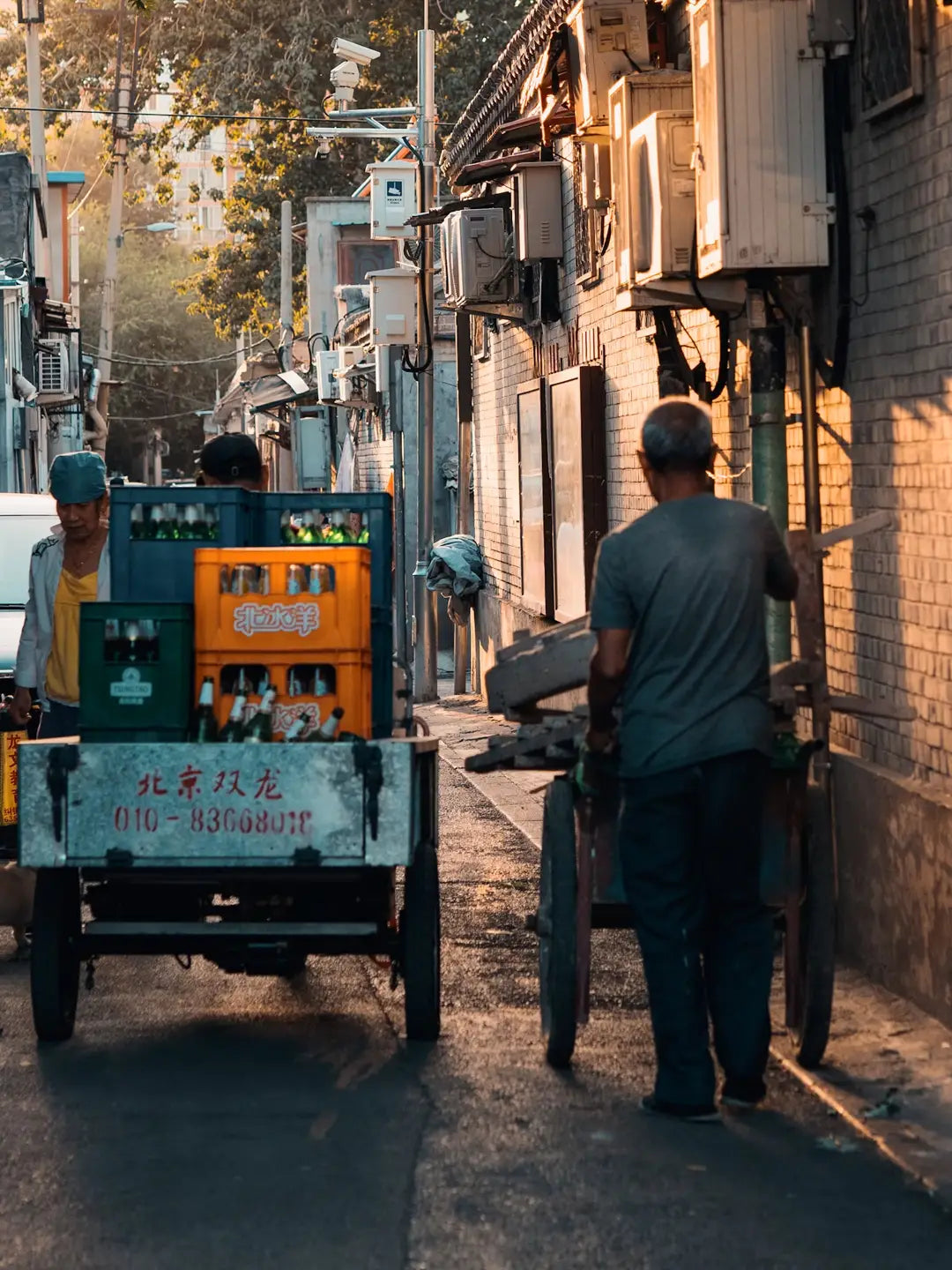 Beijing old alley hutong culture