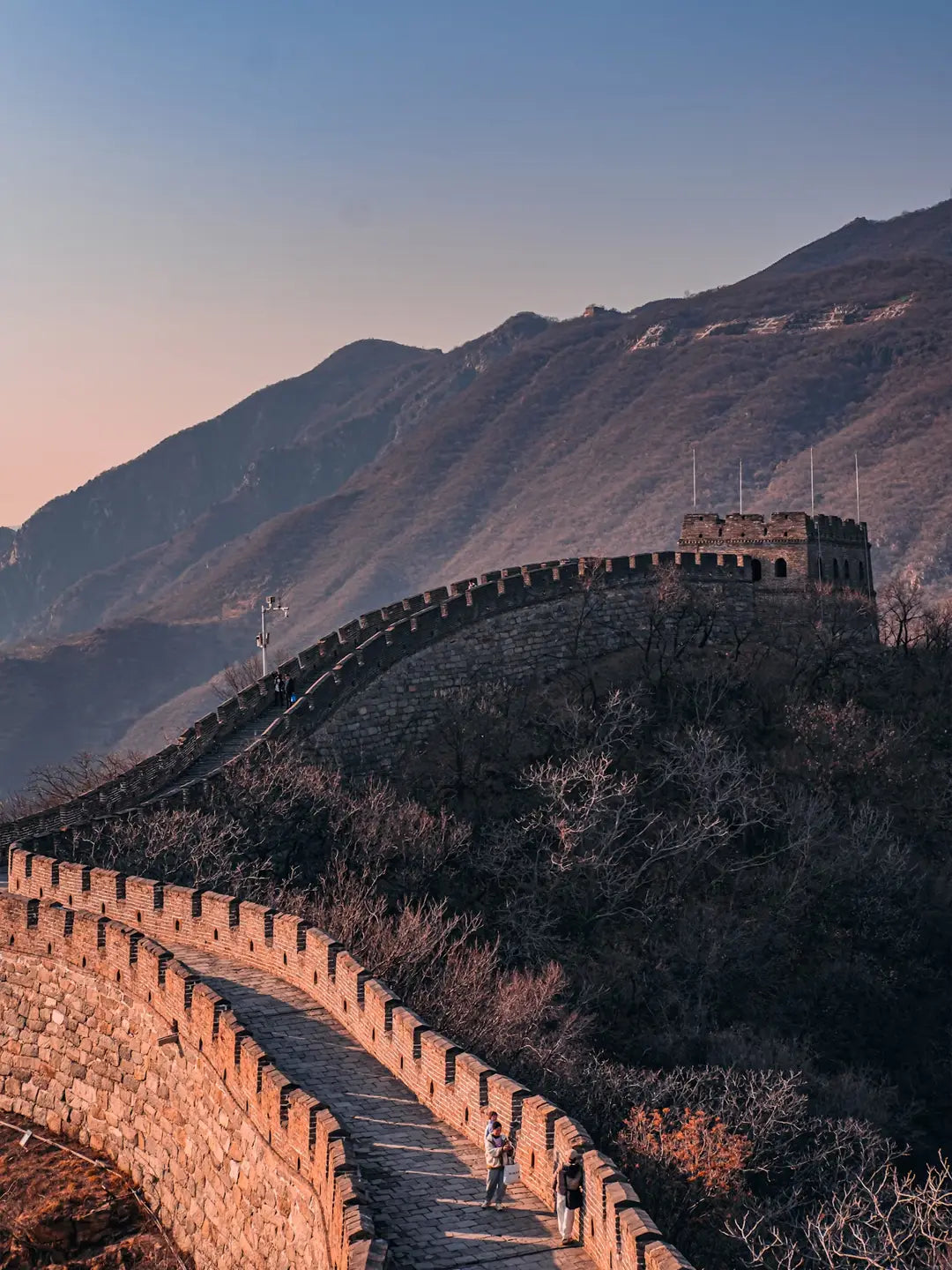Great Wall sunset evening view