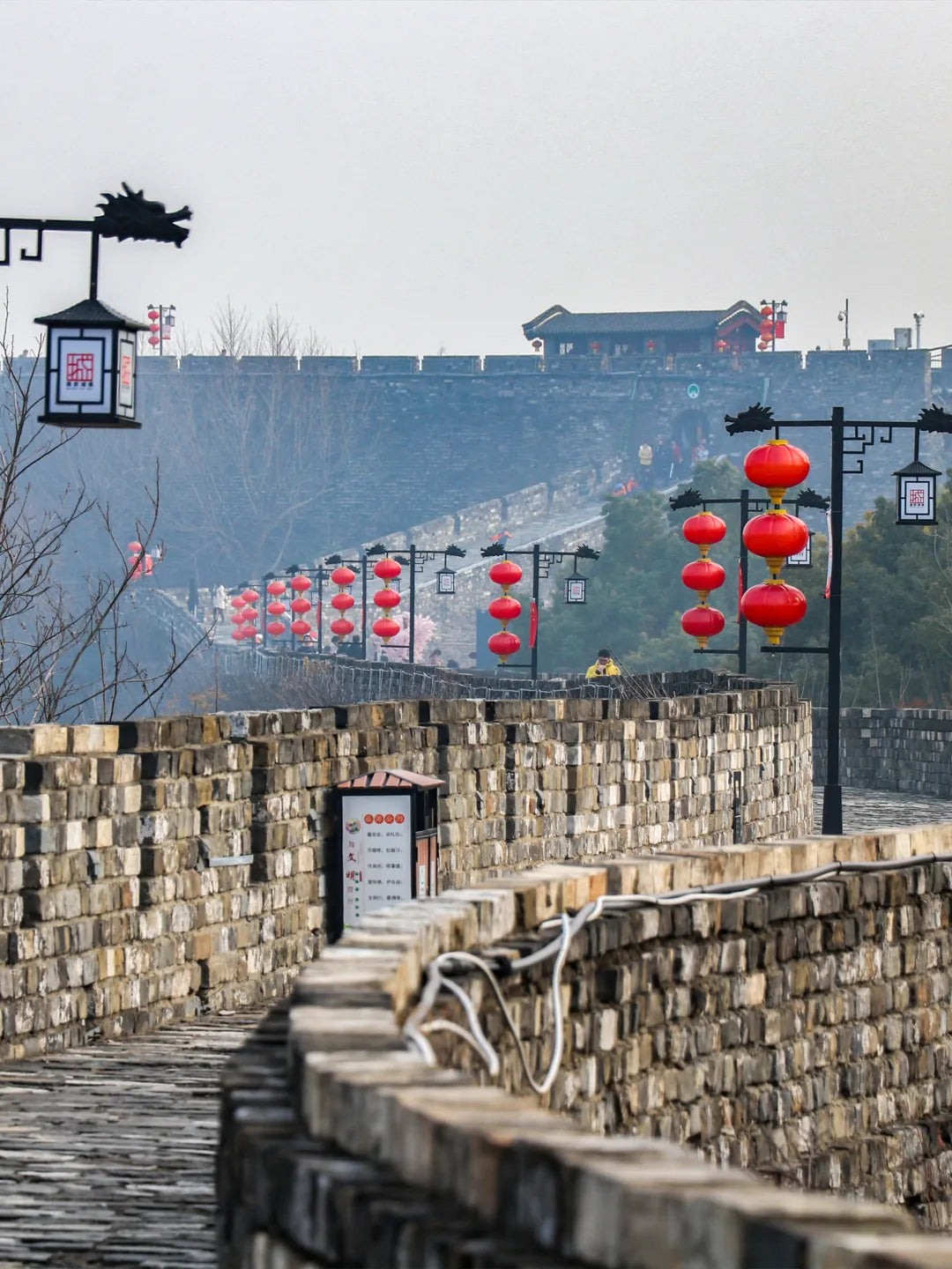 Nanjing Ming Dynasty city wall Xuanwu Lake section