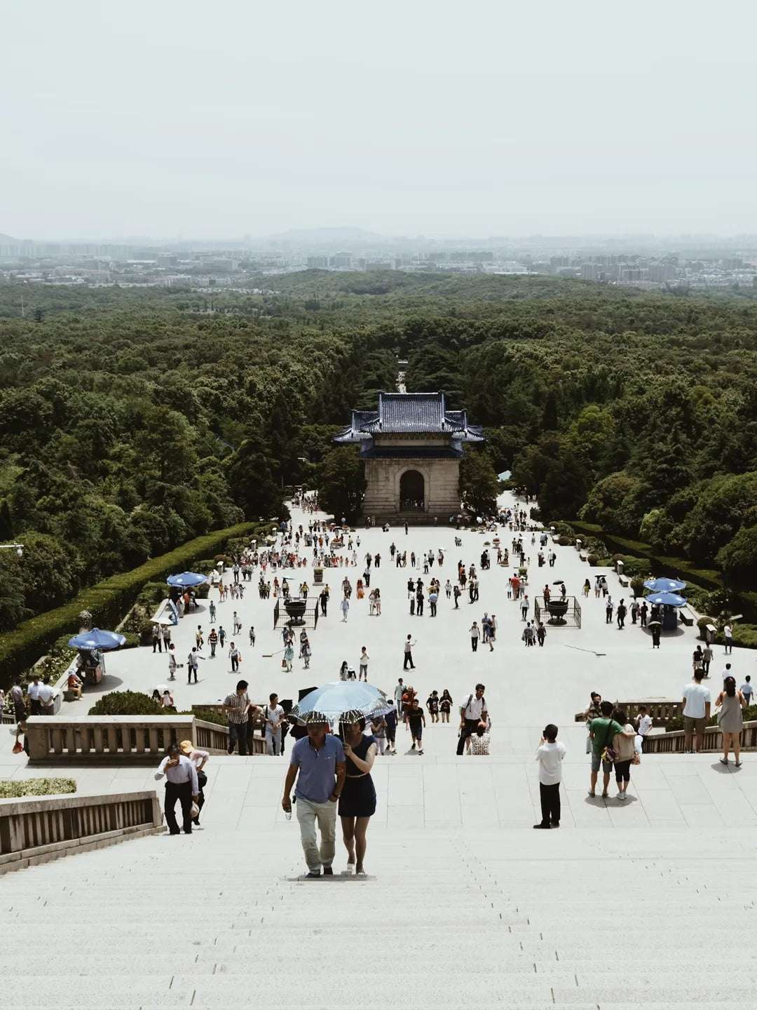  Nanjing Sun Yat-sen Mausoleum blue glazed tile architecture