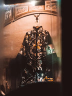 Tianzifang creative store handmade artwork close-up, ceramic sculpture and design pieces